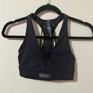 Savage X Fenty Midnight Black Sports Bra